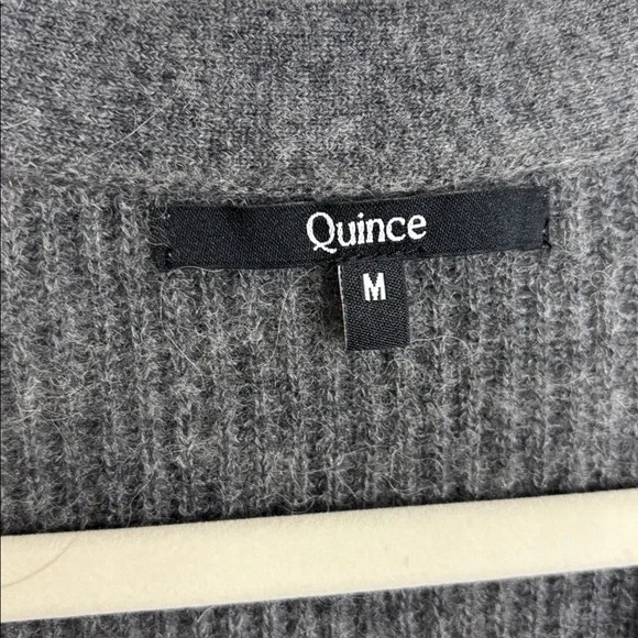 Quince Dark Gray Wool/Alpaca Blend Cardigan - Size M - Picture 4 of 8